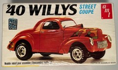 AMT ’40 Willys Street Coupe Gasser 1/25 Scale, Street Rods, Sealed (B266)