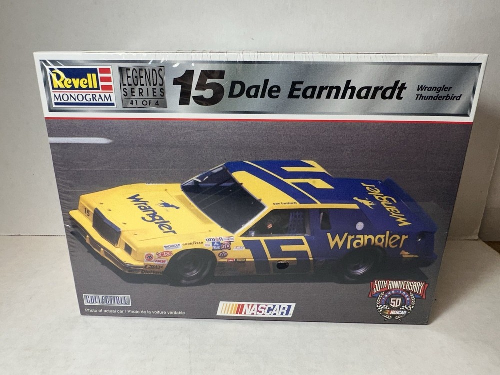 Revell Dale Earnhardt #15 Wrangler Ford Thunderbird NASCAR 1:24 Model Kit NEW