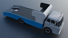 3d Printed 1/25 1972 C-700 Ramp Truck