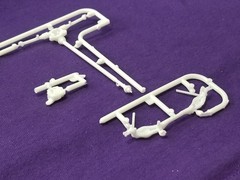 2021 Dodge Charger HELLCAT REAR AXLE / SUSPENSION from 1:25 AMT Model Kit