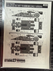 TAMIYA 1/20 LOTUS J.P.S. Mk.Ⅲ TYPE78 w/DECALS & PE Item20004 from Japan7