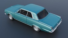 ABS-LIKE RESIN 3D PRINTED 1/25 1965 PLYMOUTH VALIANT 2-DOOR FULL KIT