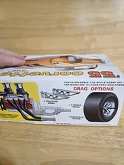Vintage AMT Model Kit 1955 Chevrolet Corvette 2n1 Kit 1:25 Build Stock Or Drag