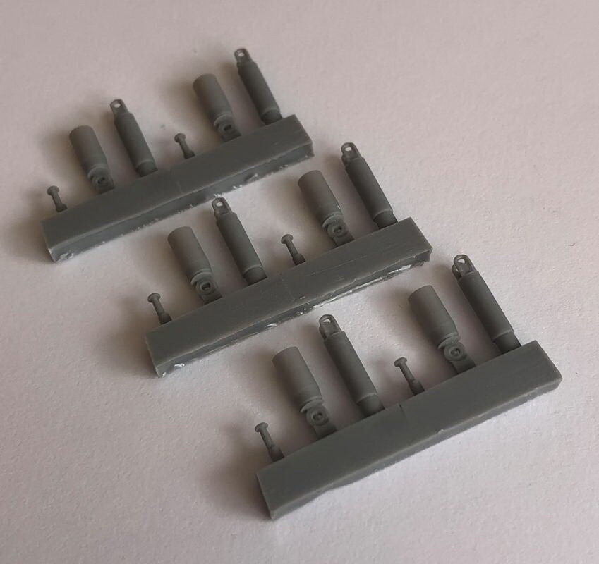 Elefant Corporation 1/35 M60A1/A3 Shock Absorbers (6pcs) for AFV Club kits