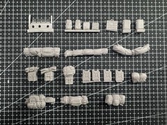 1:35 Cast Resin Model Assembly Kit, GK, Half-track Car Modification, Unpainte…