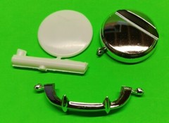 AMT 59 1959 Chrysler Imperial 1/25 Custom Show Car Chrome Continental Kit Spare
