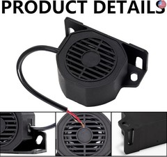 Backup Alarm for Pickup Truck 110dB 12V-48V DC Reverse Horn Back-Up Warning