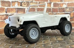 1/24 Scale: 18-Inch “Off-road Steelies” Wheels W/ Mud Tires; Jeep, Resin 1/25