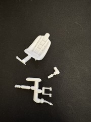 MPC 927 34 Slammer Modified Parts Kit Bash Step 10 Interior Parts Seat