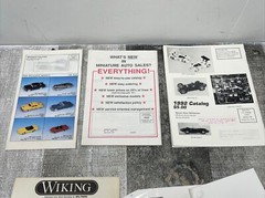 Vintage 1980s-90s Miniature Scale Model Car Automobile Catalog Lot Auto Sales