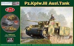 Galley-Models Panzer Kpfw.III Ausf. Type J/L/M Tank – Plastic Model Military
