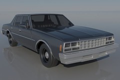 ABS-LIKE RESIN 3D PRINTED 1/25 1977 CHEVY IMPALA 4DR SEDAN KIT