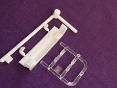 1991 Chevy S-10 Lowrider AERO FRONT PANEL & LIGHTS from Revell 1:25 Model Kit 91