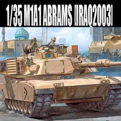 Academy #13202 1/35 M1A1 Abrams “Iraq 2003” Plastic Model Kit – Iconic U.S. Main