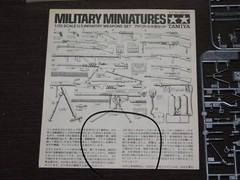 VINTAGE ARMY TOY TAMIYA US INFANTRY WEAPONS SET MILITARY MINI WWII MODEL KIT