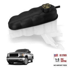Engine Coolant Expansion Reservoir Tank 603-054 with Cap Plastic Whinte