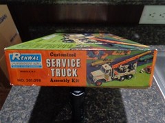 VINTAGE RENWAL 1/32 CUSTOMIZED SERVICE TRUCK WRECKER CRANE ROTATOR USED KIT