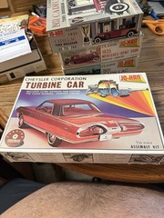 4 Johan 1/25 Kits 31 Cady, 35 Mercedes, 31 Teddy Fleetwood, Chrysler Turbine Car