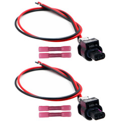 2Pcs 2-Pin Side Marker Light Connector Compatible with Dodge Durango 2021-2023 4