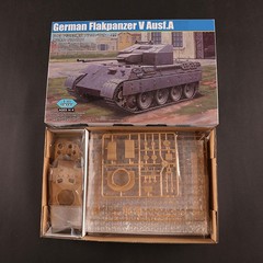 Hobby Boss 1/48 84832 German PantherA Anti-Aircraft Tank Plastic Kit DIY Vehicle