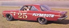 #25 Paul Goldsmith 1964 Plymouth 1/24th – 1/25th Scale Decals