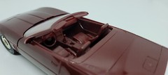 1988 Chevy Corvette Roadster Dark Red Maroon Promo Chevrolet dealer AMT