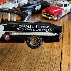 Built Model Car, Chevy Vintage Style short track Race Car, 1/25 Scale