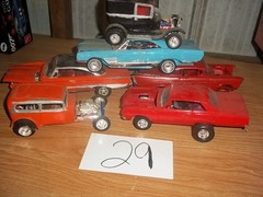 Model Car Junkyard/Parts Lot Salvage Built Plastic Models #29