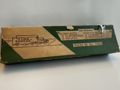 RARE – 1930’s TING-TRUCKS Railway Express Agency Truck Balsa Wood Model Kit
