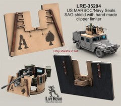 Live Resin 1/35 LRE-35294 US MARSOC/Navy Seals SAG Shield