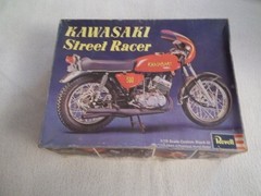 RARE 1972 Kawasaki Street Racer Motorcycle 1/12 Model Kit 1972 COMPLETE UNBUILT