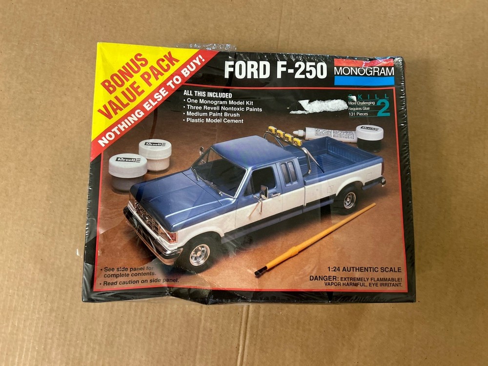 Monogram Ford F-250 Pickup Bonus Value Pack 1/24 Brand New In Factory Sealed Box