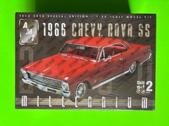 1966 CHEVROLET NOVA SS COUPE MODEL KIT AMT ERTL 1/25 SCALE MILLENIUM EDITION NEW