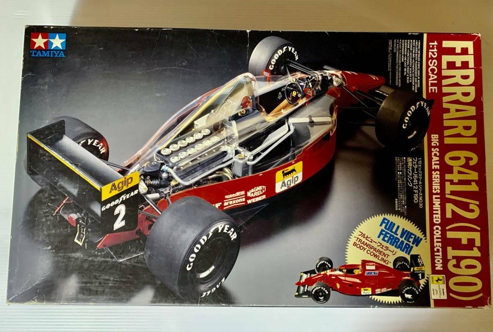 TAMIYA 1/12 Ferrari 641/2 (F190) Big Scale Series Limited Collection Model Kit