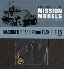 Mission Model Machined Brass 20mm Flak Shells 005