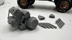 Wide Dual Supercharged engine Easy Build