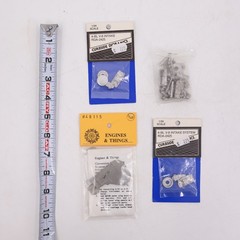 1/24 Model Car Detail Lot: V8 Engine Intake Transmission Curbside Dioramics