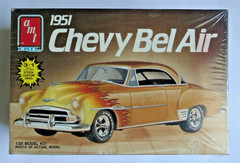 AMT 1:25 Scale 1951 Chev Bel Air “3in1” Model Kit #6607 Sealed Box NOS 1986