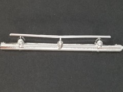 1960 Chevy Nomad Station Wagon HOOD TRIM from AMT 1:25 Model Kit 60 Chevrolet