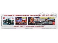 SKILL 3 MODEL KIT KENWORTH AERODYNE CABOVER TRUCK 1/25 SCALE BY AMT AMT1463