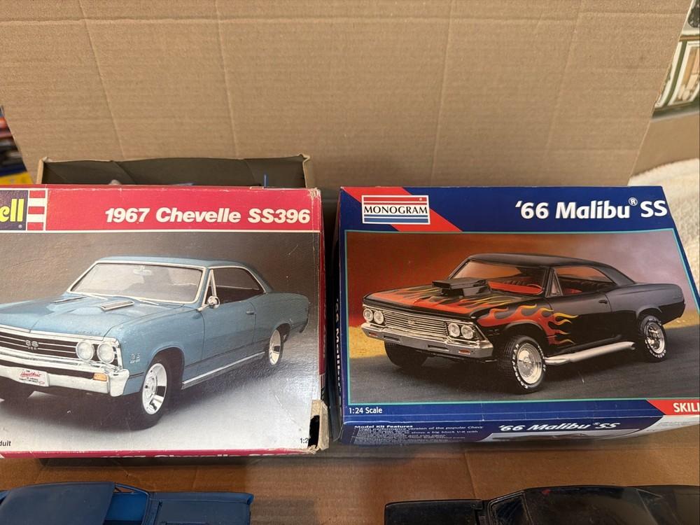 1995 Revell-Monogram, ’66 ‘67 MALIBU SS 1:24 Chevelle Scale Plastic Model Kits