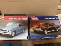 1995 Revell-Monogram, ’66 ‘67 MALIBU SS 1:24 Chevelle Scale Plastic Model Kits