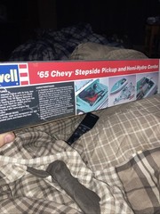 Revell ’65 Chevy Stepside Pickup & Hemi-Hydro Combo. SEALED