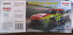 🏁Salvino JR Models “Axalta” William Byron 2022 Camaro ZL1 Nascar 1/24 WRAPPED