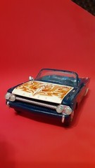 Model Car, 1961 Ford Galaxy, AMT Model, Original 60’s Model, Some Custom Pieces
