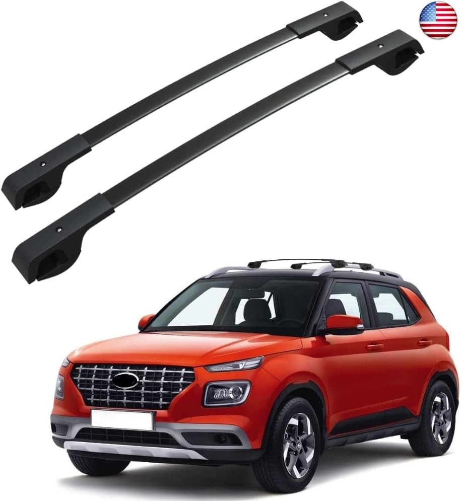 Titopena Roof Rack Cross Bars fit for Hyundai Venue 2020-2024 Bag Luggage Kayak