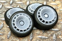 Resin 20 Inch: “Porsche Extreme Aero Disc”Model car Wheels/Tires 1/24 1/25 scale