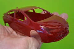Aoshima 1/32 The Snap Kit 2016-2018 Toyota Prius XW50 Emotional Red Model Kit