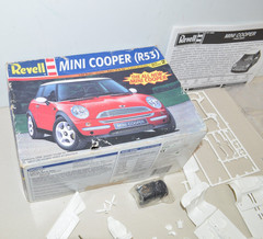 Vintage Revell MINI COOPER Junkyard Model Parts Lot 1/24 Scale Custom Fodder