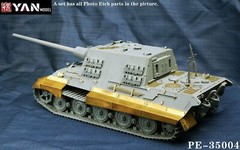 1/35 Sd.Kfz.186 Jagdtiger Early/Late Photo-etched Detail Up Set for Takom 8001